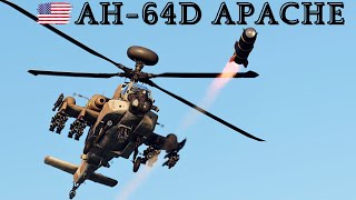 ► 🇺🇸𝐀𝐇-𝟔𝟒𝐃 Apache in Action: Intense Close Air Support! Day & Night Fire |Ground Battle (WarThunder) screenshot 1