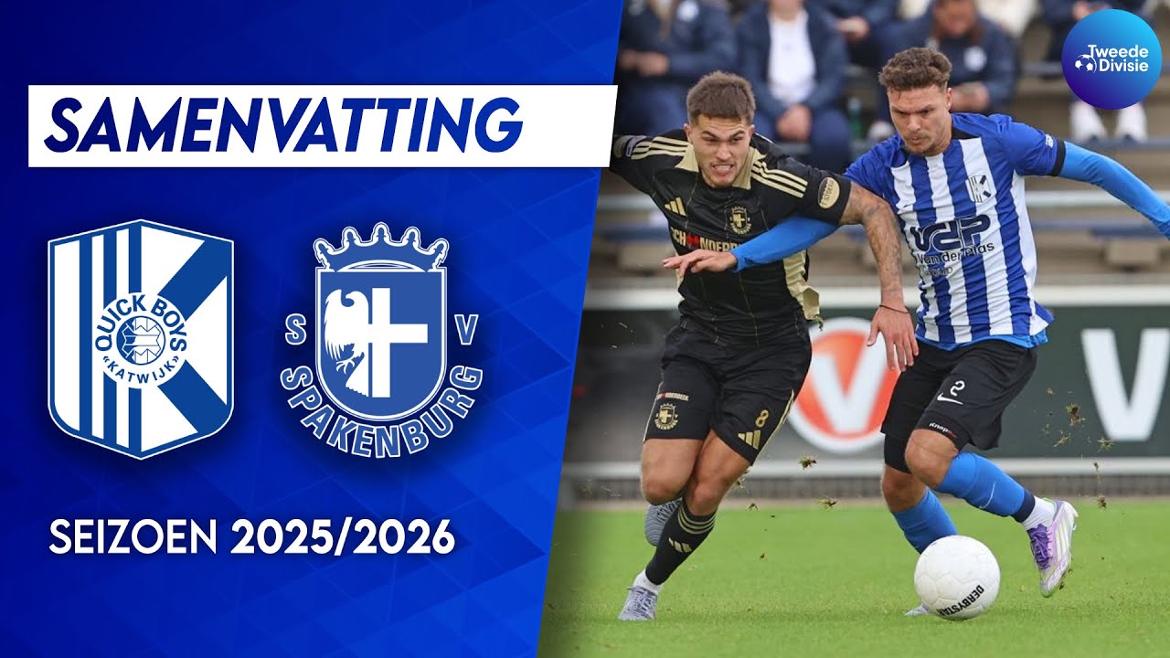 Samenvatting Quick Boys - SV Spakenburg | Tweede Divisie 25/26