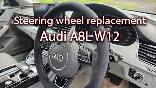 Steering wheel fitting - Audi A8L W12