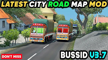 Mod Bussid 3.7.1 - LATEST CITY ROAD MAP MOD For Bus Simulator Indonesia || Bussid Mod ||