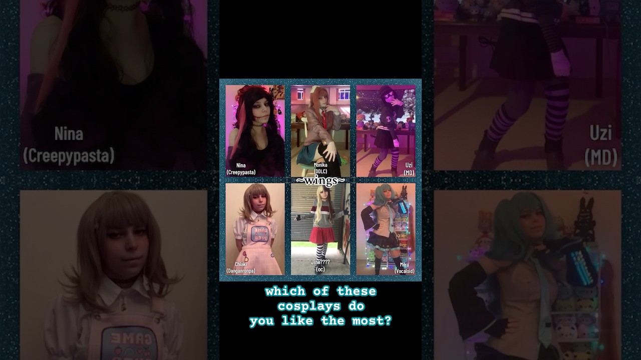 which of these cosplays do you like the most? :] 