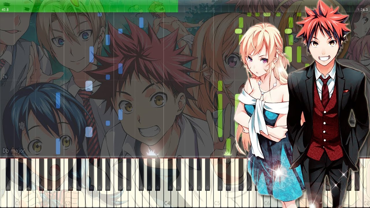 Kyokyo Jitsujitsu 虚虚実実 Shokugeki No Souma 3 Ed 食戟のソーマ 餐ノ皿 Ed Piano Tutorial Midi Youtube