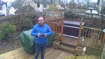 DJi 450 Flamewheel - first test flight with Camera