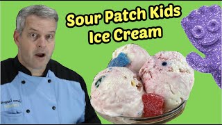 DIY Sour Patch Kids Ice Cream | How to Make Sour Patch Kids Ice Cream