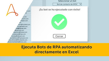 Ejecuta Bots de RPA automatizando directamente en Excel | Automation Anywhere Enterprise A2019