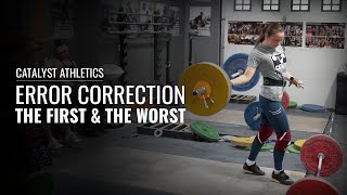 Error Correction Order for Olympic Weightlifting