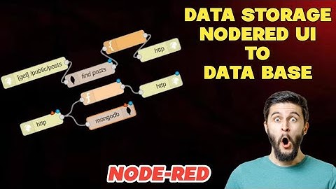 3 Simple Steps To Store Data to DB using Nodered | Mongodb
