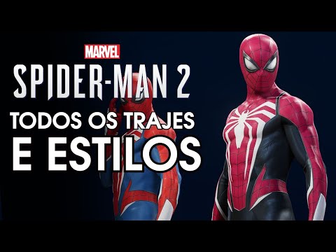 TODOS OS TRAJES E ESTILOS DE MARVEL'S SPIDER-MAN 2