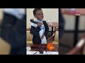 Elementary student sings impressive rendition of national anthem