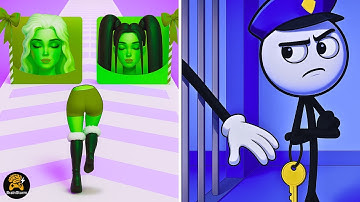 Thief Puzzle vs Build A Queen | Android iOS Full Gameplay | BrainStorm EP-0743