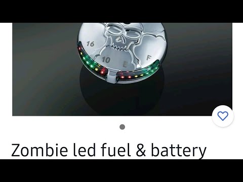 Kuryakyn 7357 Zombie LED Fuel Battery Gauge 