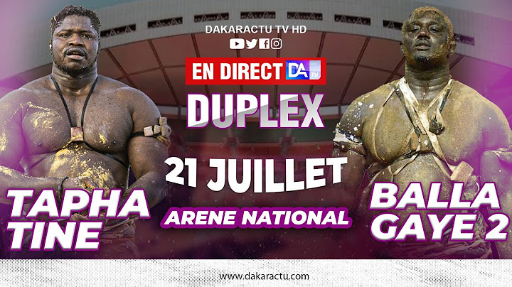 [🔴 DIRECT ] DUPLEX - Arène Nationale : Suivez le choc Balla Gaye 2 vs Tapha Tine !
