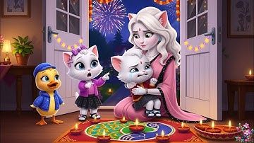 Emotional Diwali Story | Kids Learning Moral Story | Family Love & Safety | 3D Animated Cartoon”