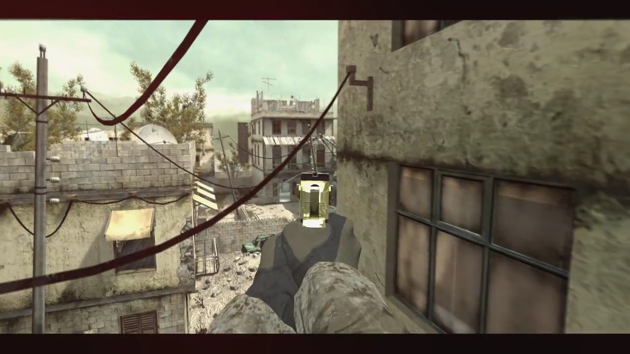 CoD4 • mp_crash balcony script
