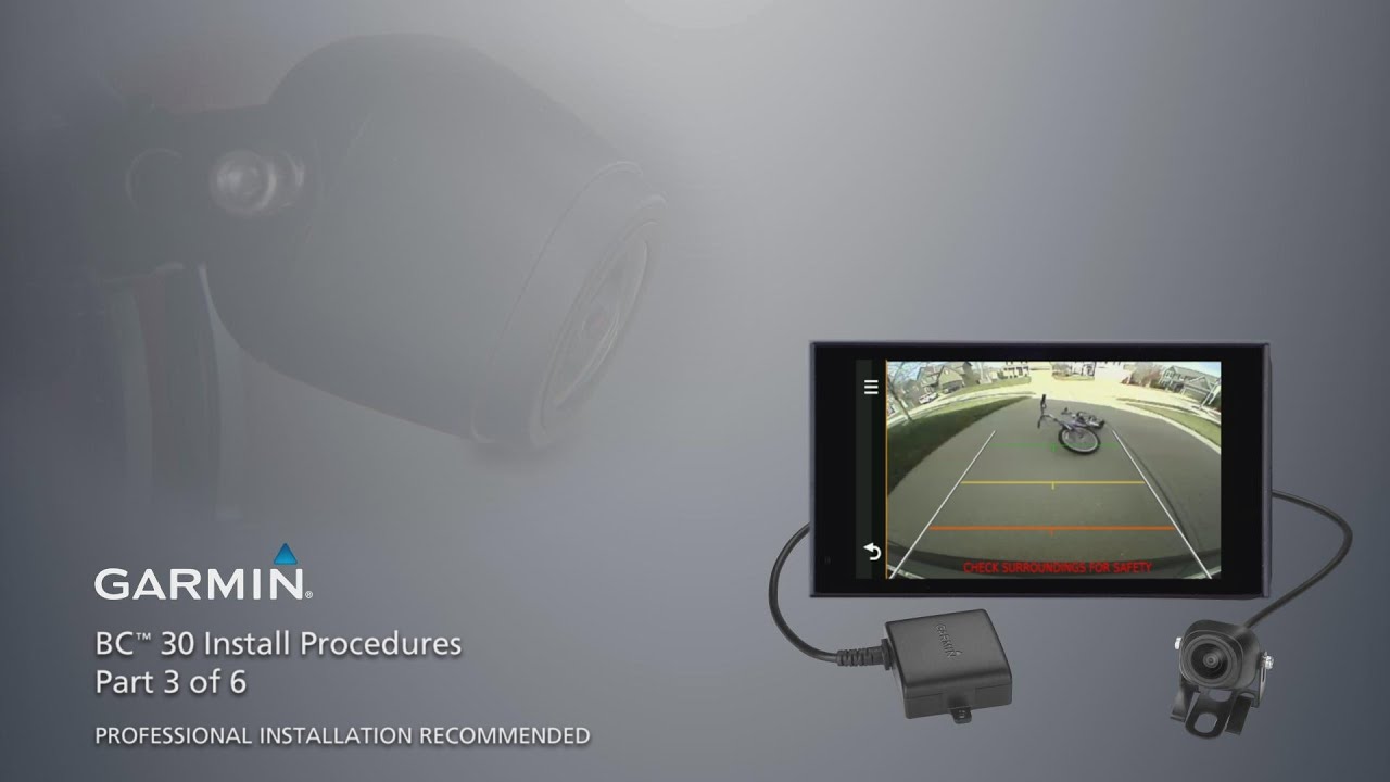 Garmin Wireless Backup Camera Installation