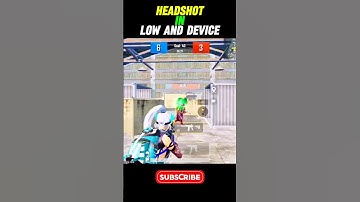 Low And Device Headshot Master || BGMI/PUBG Tutorial #tdm #tdmplayer #shorts #short