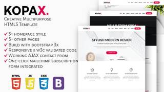 Kopax - Creative Multipurpose HTML5 Template | Themeforest Website Templates and Themes