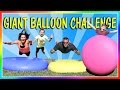 ULTIMATELY SATISFYING 7FT GIANT WATER BALLOON CHALLENGE | SLOW MOTION | We Are The Davises