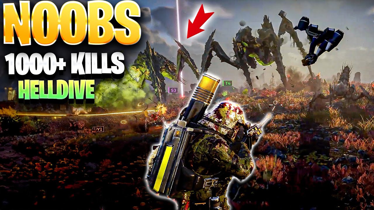 HELLDIVERS 2 - I Took Randoms Into Their First Helldive & Dropped 1000 ...