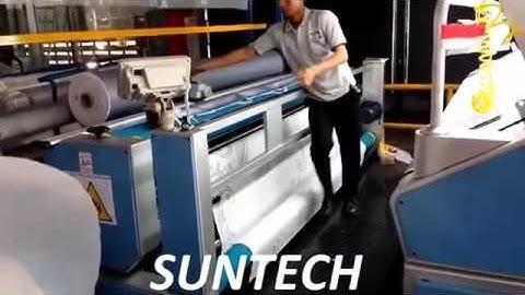 Fabric Inspection Machine for knits, A frame batch to Roll Checking with Conveyor Belt