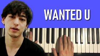 HOW TO PLAY - Joji - WANTED U (Piano Tutorial Lesson)