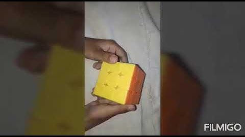 DONUT PATTERN ON 3X3 RUBICS CUBE