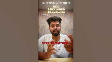 How to explain BDD cucumber in an interview by SDET Sourabh Prajapat #automation #sdet #selenium