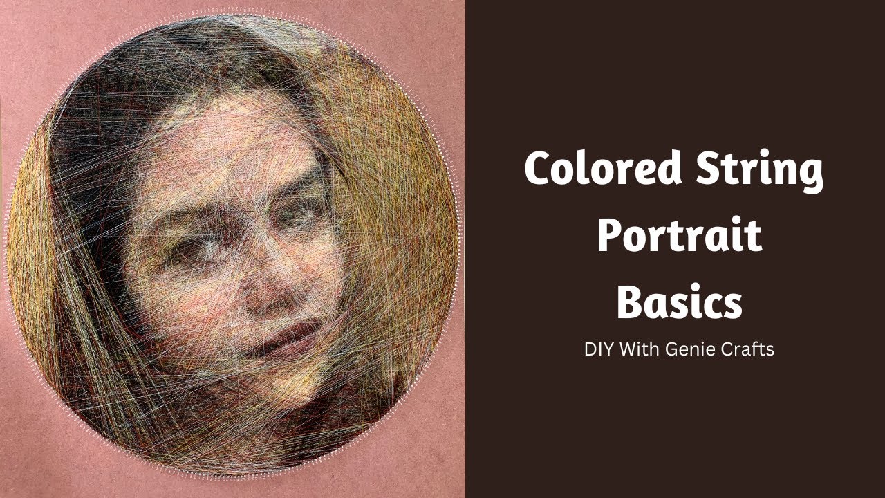 How to Make Colored String Portrait Basics