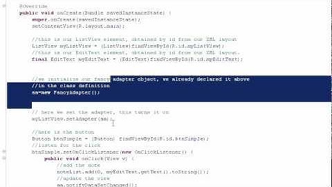 Android Tutorial 7 - Introducing the ViewHolder