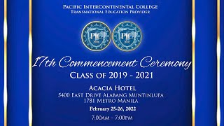 Pacific InterContinental College 17th Commencement Ceremony