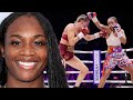 Claressa Shields REACTS to Natasha Jonas BEATING Mikaela Mayer by Split Decision