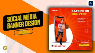 Delivery Service Social Media Post Design\Photoshop Tutorial