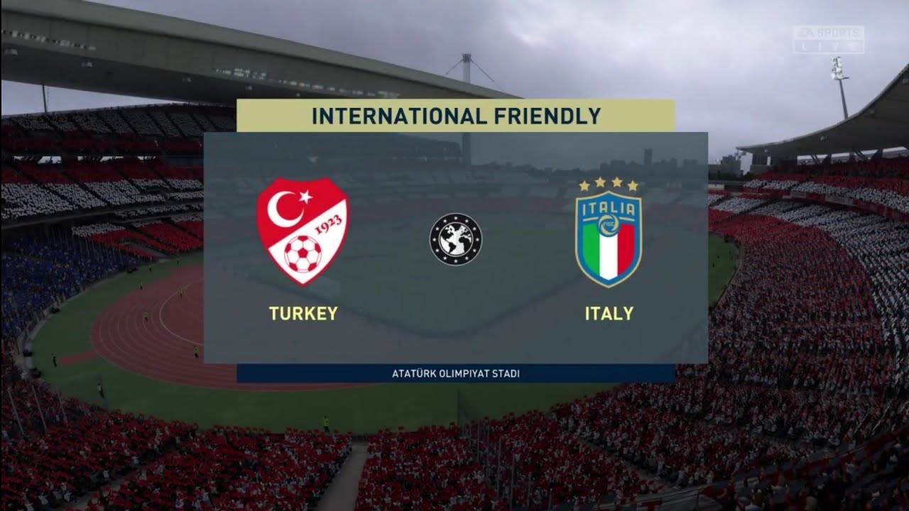 FIFA 21 | Turkey vs Italy | International Friendly | Gameplay ⚽ 🎮