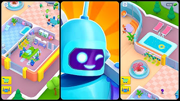 Idle Robots House (Gameplay Android)