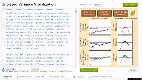 Another simulation giving evidence that (n-1) gives us an unbiased estimate of variance