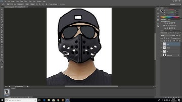 Creating a game character in Photoshop - Time Lapse