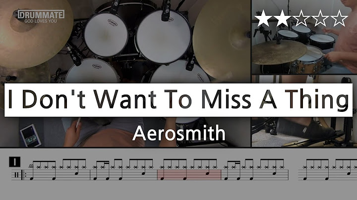 I Don't Want to Miss a Thing Drums version - Drums performance video thumbnail