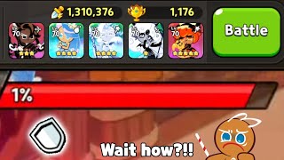 This Defense Cookie can one shot 1 3M team Alone