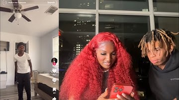 REACTING TO MY SUBSCRIBERS TIKTOKS WITH MY BOY BESTFRIEND *YOU ALL ARE CRAZY* 😱😳@TheonlyNeo1 