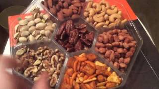 Christmas Five Star Gift Baskets Gourmet Food Nuts Gift Basket, 7 Different Nuts   Grocery & Gour