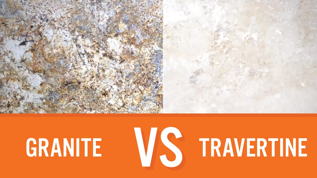 Granite Vs Travertine Countertops Youtube