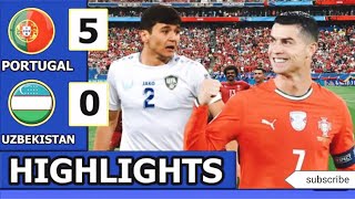 Portugal vs Uzbekistan 🥳 Today & All Goals 2026 Today #fifaworldcup2026 #football #memes