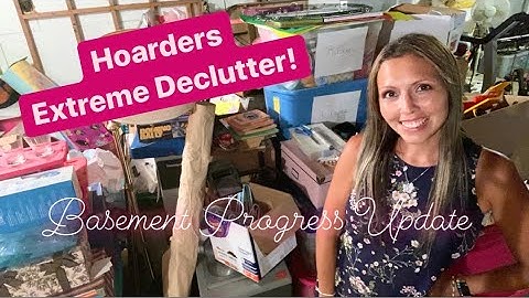 Hoarders ❤️ EXTREME DECLUTTER & CLEAN! Basement Progress Healing Hoarding 2 Minimalism Motivation!