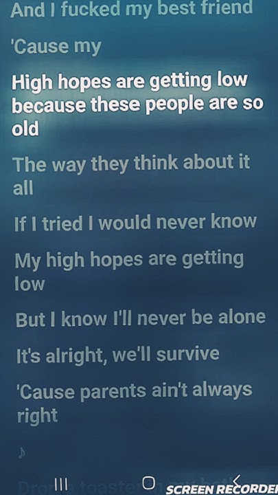 parents lyrics girl version