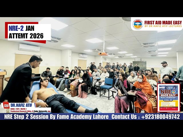 NRE-2 Session 2026 January Attempt by First Aid Made Easy Academy #drhafizatif #pmdc