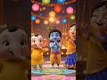 जब छोटू गणेशा, कृष्णा ओर राधा ने मचाया धमाल!😂✨💖 #navratrispecial #viral #dance #video #cutest #masti