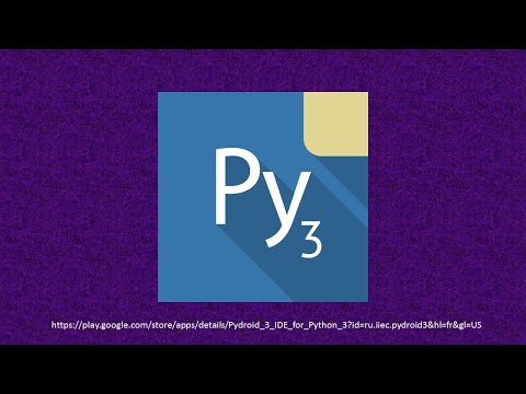 python sur tablette androïde _ pydroid