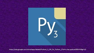 python sur tablette androïde _ pydroid