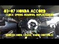 How to Replace Clock Spring / Cable Reel on 2003-2007 Honda Accord