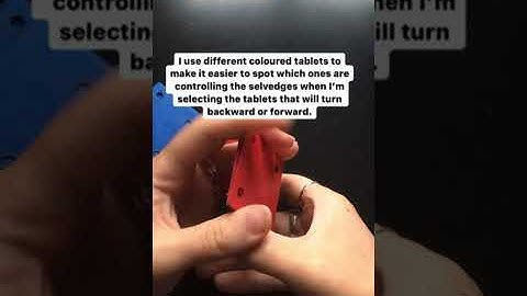 Shorts: Why I Use Weaving Tablets in Different Colours